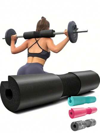 1 Pc Hip Thrust & Barbell Training Pad, Thicken Foam Shoulder Cushion, Perfect For Gym Workout Weightlifting, Strength Training Gym Accessories
