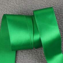 1pc 38mm Single Face Polyester Ribbons Solid Color Satin Ribbon For Handmade Craft Gifts Wedding Christmas Decoration DIY Bows