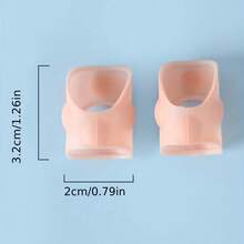 2pcs Silicone Toe Separators - For Ingrown And Thick Nails - Comfortable And Flexible Foot Care - Thumb Protector - View 6