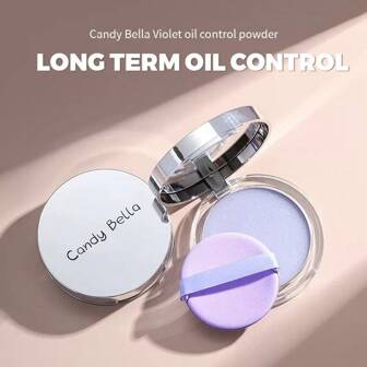 Kynley Polvo Gel Compacto Fijador de Maquillaje, Polvo Translúcido Sedoso, con Espejo Pequeño, Oil Control Face Pressed Powder, Polvos Faciales Oil Control