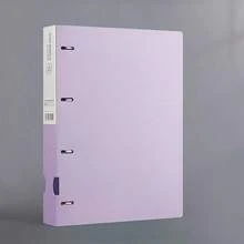 1 pieza Carpeta organizadora A4 con anillos, 4 anillos en D y broche, útiles escolares para volver al cole