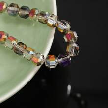 60 Peças de Contas de Vidro Brilhantes Coloridas Prateadas, Pulseira Feita à Mão DIY, Colar, Jóias, Acessórios de Cabelo, Encantos de Bolsa/Telefone