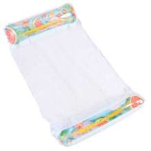 1pc Adult Inflatable Mesh Hanging Hammock, PVC Thickened Foldable Backrest Float Lounge, Water Recreation Floating Chaise Lounge Beach Bed Pool Float - Multicolor - View 17