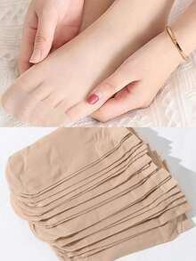 Women's Solid Color Mid-Calf Socks, Lightweight & Skin-Friendly, Versatile & Fashionable, Comfortable Mid-Length Socks, Autumn/Winter - Multicolor - View 2