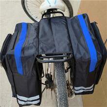 Bike Rear Rack Bag - Lightweight & Spacious Multi-Pocket Carrier - Ideal For Outdoor Cycling Adventures - Multicolor - View 5