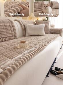 1 Pieza Cojín de sofá de estilo bohemio, piel suave y cómoda, funda de sofá para las cuatro estaciones, antideslizante y antisuciedad, adecuado para sofás de 1 a 4 plazas, decoración de sala avanzada