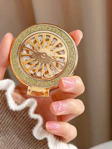 1pc Metal Wheel & Windmill Shaped Fashion Korean Style Phone Stand - Multicolor - View 4