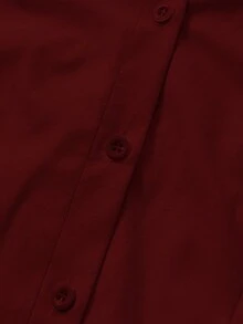 Vestido blanco elegante de trabajo, modelo nuevo 2025, diseño clásico de vestido camisa, ceñido al Body, vestido de playa con cuello halter sin mangas color burdeos para mujer