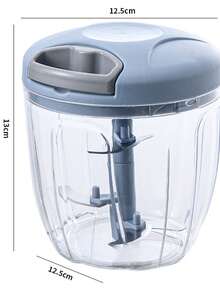 1 件迷你蒜蓉研磨机洋葱切碎机、手动食品加工蔬菜切碎机、绳状蔬菜切碎机洋葱切碎机（适用于姜、辣椒、蔬菜和水果）厨房蔬菜切碎机、多功能手动食品加工机蔬菜切碎机、便携式手拉绳蒜蓉切碎机洋葱切碎机（适用于蔬菜、姜、水果、坚果、香草等）（两种尺寸可选）、圣诞节