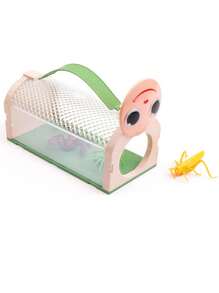 1 Set Creative Portable Cartoon Insect Storage Observation Box, Small And Portable Insect Cage, Transparent Design, Barrier-Free Observation, Outdoor Adventure Storage Tool Set, Suitable For Outdoor Games, Insect Lovers, Surprise For Family And Friends, Birthday Party Gifts