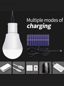 1/2pcs Solar Powered Hanging Lights, Outdoor Lighting, Solar Powered, No Wiring, No Electricity Cost, Automatically Lighting From Dusk To Dawn, Solar Powered Ceiling Lights, Suitable For Barn, Yard, Gazebo, Chicken Coop, Tent