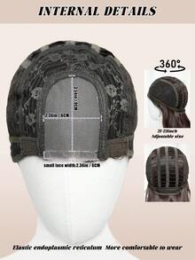 NAMM Tóc giả sóng nước cao cấp 30 inch cho nữ, tóc giả tổng hợp mềm mại hình chữ U 2*0,5 có mái, tóc giả sợi tổng hợp mềm mại, tự nhiên, chịu nhiệt, phụ kiện tóc giả cho bé gái, tiệc tùng, lễ hội âm nhạc, lễ hội hoa anh đào, cosplay, anime hoặc sử dụng trang phục - Xem 9