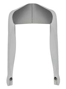 1 pieza Blusa corta casual con abertura frontal y mangas tipo murciélago, que deja al descubierto el abdomen - multicolor - Ver 8