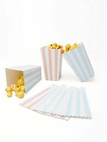 10pcs/20pcs Popcorn Bucket, French Fry Box, Chicken Nugget Takeout Container, Mini Popcorn Tubs & Containers Suitable For Movie Theaters, Home, Carnival Parties, Decoration - Paper - View 10