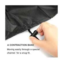 Outdoor Furniture Set Garden Bench 2 3 4 Seat Cover, Waterproof And UV Resistant Storage, Beautiful And Can Be Used Multiple Times - Black - View 6