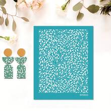 Clay Silk Screen Printing Stencils, Small Flower/Branch/Leaf Pattern, Polymer Screen For Handmade Crafts, Earring Making, Scrapbooking & Stamping - Multicolor - View 13