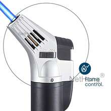 NetHong Blow Torch Lighter Refillable Butane Gas Micro Welding Soldering Brazing Tools~ - Silver B - View 8