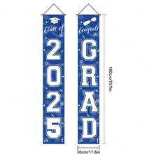 1pc Class Of 2025 Graduation Yard Sign, Porch Decor For Graduation Party (Multiple Styles Available)