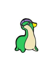 1/2 pièces Broche Dinosaure + Tortue, Insigne Métallique Alliage Mignon Créatif de Dessin Animé, Accessoires de Mode pour Sacs et Vêtements, Épingle Accessoire pour Vêtements, Sac, Charme, École, Bureau, Chemises, Vestes, Bijoux, Noël, Halloween