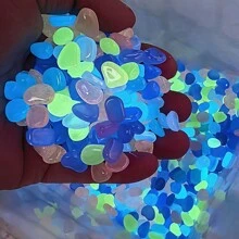 600pcs/Bag Gardening Landscape Pebbles - Garden, Wedding, Party, Festival, And Aquarium Decoration - Outdoor Landscape, Pottery, Mini, Colorful, And Reusable Garden Accessories And Supplies