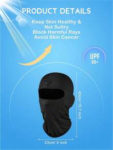 Multi-Pack Unisex Solid Color Ski Mask, Balaclava Neck Warmer, Suitable For Daily Use, Outdoor Travel, Hiking, Skiing, Cycling - Multicolor - View 7