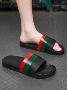 Number 23 Summer Large Size 36-48 Men's Slippers Outdoor Comfortable Men's Casual Shoes Lightweight Anti Slip Home Slippers Wear-Resistant Breathable Men's Sandals Outdoor Daily Wear Men's Shoes(Asymmetrical Pattern)
