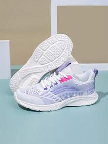 Spring New Lightweight Comfortable Fashion Sports Sneakers For Teenagers, 2025 New Casual Running Shoes For Boys, Back To School Student Shoes, Versatile Breathable Soft Sole Girls Campus Shoes - Multicolor - View 1