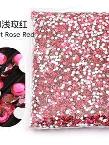 Wholesale Flatback Silver Bottom Resin Cтразы Non Hotfix Rhinestones In Big Package Glitter Crystals And Strass