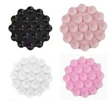 4/3/2/1 Stück kreative multifunktionale runde doppelseitige Silikonnapf Ständer, minimalistischer praktischer stabiler Griffnapf Ständer, vielseitig einsetzbar One-Touch leicht zu reinigender tragbarer Saugnapf Halterung für Handy und Tablet, geeignet für Badezimmer, Küche, Spiegel, kompatibel mit iPhone, Android-Handy, Geschenk zum Geburtstag, für Familie und Freunde, Handyhalter, Handyständer, Handyzubehör