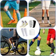 A 4pcs Sports Soccer Accessory Set - Essential Items For Neutral Soccer, Including Grip Socks, Sports Sock Sleeves, Soccer Cleats, And Athletic Straps - Breathable, Knitted Fabric, Available In Various Colors. - Multicolor - View 11