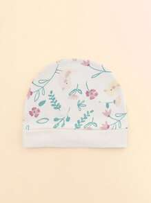 6pcs/Pack Newborn 0-3M Baby Dolphin & Lion Design Warm Protective Decorative Caps, Cute Daily Casual Infant Accessories, Suitable For Newborn Outdoor Activities And Daily Use