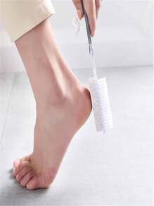 1/2PCS Exfoliating Foot Scrub Brush, Callus Remover With Ergonomic Handle, Non-Slip Pedicure Tool, Durable Bristles For Effective Dead Skin Removal, Foot Care Essential For Soft, Smooth Feet, Waterproof Design, Easy Grip Handle, Ideal For Wet Or Dry Use In The Shower, Bath, Home Spa, Or Travel