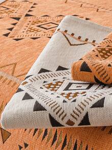 1 pezzo Copri divano trapuntato in chenille, 100% poliestere, durevole e adatto agli animali domestici, copridivano in stile bohémien per singolo poltrona, divano a 2/3/4 posti, adatto per decorazione di soggiorno, camera da letto, ufficio, per tutte le stagioni