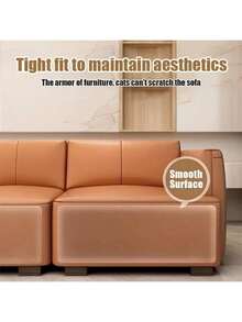 1 Roll Anti Cat Scratch Furniture Protector Tape Self-Adhesive PVC Transparent Tape Couch Guard Pads Stickers For Couch Sofa,Pet Supplies Cat Scratch ,Cat Accessories - Clear - View 9