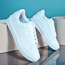 White Casual Shoes For Men Comfortable Everyday Modern Man AdultBeachTropicalBasicPartySportyStreetVintageCollegeCasualCasual ClothingTie Up - 白色 - 查看 7