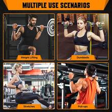 Wrist Straps For Weightlifting For Maximum Grip Support - Lifting Deadlift Strap & Weight Lifting Grips Gloves For Working Out Pull Up Deadlifting & Shrugs Gym Accessories - Multicolor - View 8