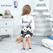 1pc Toddler Doll Backpack, Adjustable Pet Chest Carrier, Multifunctional Pretend Play Doll Double Ring Backpack, Suitable For Children Aged 3-6