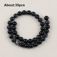 4/6/8/10/12mm Natural Multi-Color Agate Gemstone Beads, Suitable For DIY Jewelry Making - Type - View 43