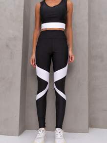 Conjunto Esportivo Fitness Feminina Com Recorte Blogueirinha