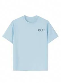 Camiseta de cuello redondo estampada casual para niñas y niños en verano - Camisetas estampadas y coloridas que traen alegría y felicidad a cada niño. Ropa para niñas preadolescentes, camisetas gráficas para niñas, tops de verano para niñas preadolescentes