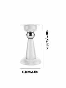 1Pc Strong Magnetic Door Stopper, Magnetic Door Stoppers For Bottom Of Door Magnetic Door Stop, Double-Sided Adhesive Tape,Decorative Matte Black Door Stopper, Noise Reduction Silicone Made, Easy Install No Drilling