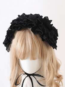 Serre-tête Lolita avec nœud papillon, look gothique/punk/Goth pour filles