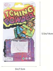 1件新奇痒痒粉，生日派对和愚人节恶作剧道具，减压玩具，抑郁症道具 - 彩色 - 查看 2