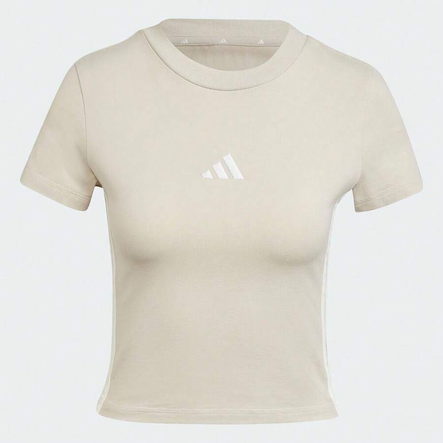 Adidas Camiseta Feminina W 3S SJ Malha Sem Gola Curta TJE1247