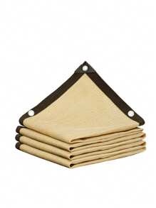 Red de sombreo beige de HDPE anti-UV al aire libre multi-tamaño para jardín, balcón, malla de sombra para plantas, cubierta para acampada, protector solar, velas, toldos y pérgolas para automóviles