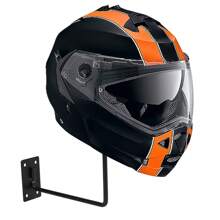 1Pc Motorcycle Helmet Stand White Wall Mount Helmet Display Rack Iron Hat Rack Electric Bicycle Helmet Rack Saves Space For Easy Access Motorcycle Ornaments Suitable For Garage Storage Supermarket