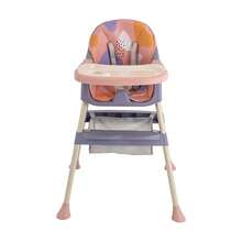 YUNRUX High Chair Children's High Chair Baby Chair For Baby Child Seat Soft Seat Adjustable - Purple - View 5