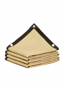 Red de sombreo beige de HDPE anti-UV al aire libre multi-tamaño para jardín, balcón, malla de sombra para plantas, cubierta para acampada, protector solar, velas, toldos y pérgolas para automóviles