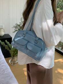 Torba pod pachę z wnęką, damska jesienna nowa torba na ramię o dużej pojemności w stylu retro, wysokiej klasy torebka do dojazdów do pracy