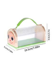 1 Set Creative Portable Cartoon Insect Storage Observation Box, Small And Portable Insect Cage, Transparent Design, Barrier-Free Observation, Outdoor Adventure Storage Tool Set, Suitable For Outdoor Games, Insect Lovers, Surprise For Family And Friends, Birthday Party Gifts
